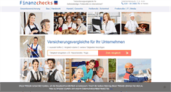 Desktop Screenshot of finanzchecks.de