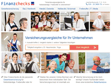 Tablet Screenshot of finanzchecks.de